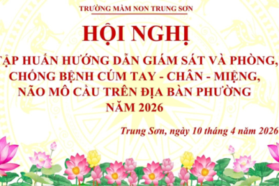 TỔ CHỨC HỘI NGHỊ TẬP HUẤN HƯỚNG DẪN GIÁM SÁT VÀ PHÒNG CHỐNG BỆNH TAY – CHÂN – MIỆNG, NÃO MÔ CẦU CHO CBGVNV