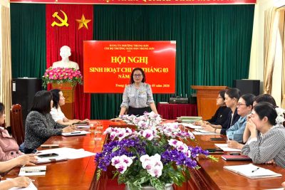 Sinh hoạt chi bộ tháng 3