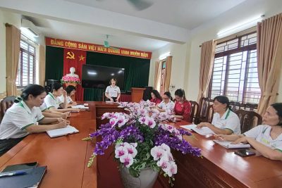 SINH HOẠT CHUYÊN MÔN THEO HƯỚNG NGHIÊN CỨU BÀI HỌC THÁNG 3 – TỔ CM NHÀ TRẺ LĨNH VỰC PHÁT TRIỂN NHẬN THỨC