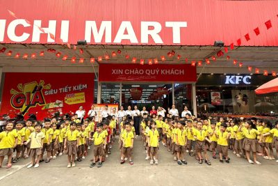 KHỐI MẪU GIÁO TRƯỜNG MẦM NON TRUNG SƠN HÀO HỨNG  TRẢI NGHIỆM TẠI SIÊU THỊ LAN CHI