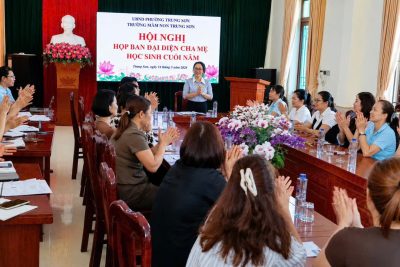 TRƯỜNG MẦM NON TRUNG SƠN TỔ CHỨC HỌP BAN ĐẠI DIỆN CHA MẸ HỌC SINH VÀ HỌP PHỤ HUYNH CUỐI NĂM HỌC 2025 – 2026